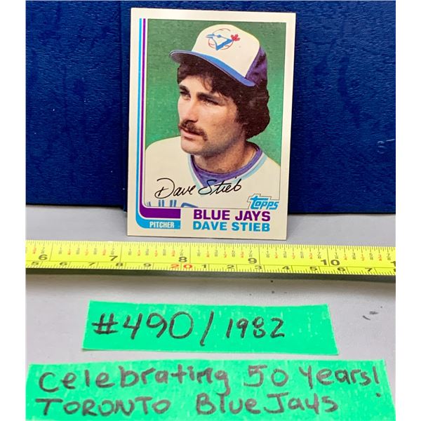 MLB Baseball Card - Toronto Blue Jays  1982 Dave Stieb