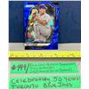 Image 1 : MLB Baseball Card - Trey Yesavage Toronto Blue Jays Blue Cracked Ice Prizm Rookie Card RARE!