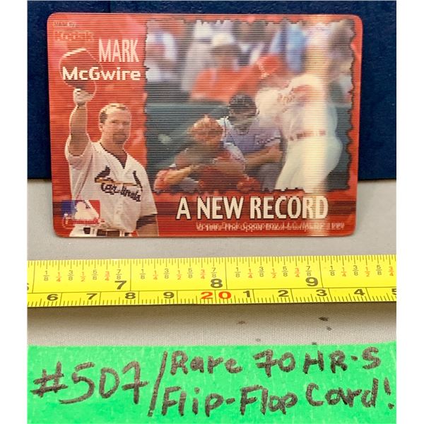 MLB Baseball Card - Ultra Rare U.D. Kodak Mark McGuire 70 Home Runs Flip Flop Card!