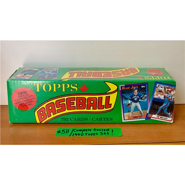 MLB Baseball Topps 1990 SEALED Complete 792 Card Set