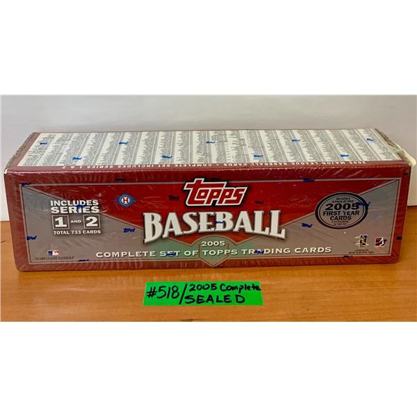 MLB Baseball Topps 2005 SEALED Complete 733 Card Set