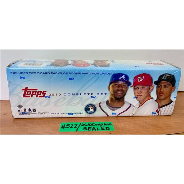 MLB Baseball Topps 2010 SEALED Complete 661 Card Set