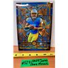 Image 1 : NFL Football Cards - Omarion Hampton Chargers Rookie Mosaic Stained Glass Jumbo #15 in Toploader!