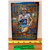 Image 1 : NFL Football Cards - Christian McCaffrey Mosaic Stained Glass Jumbo #22 in Toploader!
