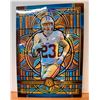 Image 2 : NFL Football Cards - Christian McCaffrey Mosaic Stained Glass Jumbo #22 in Toploader!