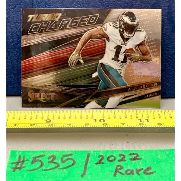 NFL Football Cards - A. J. Brown Titans Select Turbo Charged Prizm