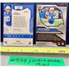 Image 2 : NFL Football Cards - 2 x Justin Herbert Chargers Prizm