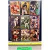 Image 1 : NFL Football Cards - 18 x Mixed Lot Different Years Stars of the Past!