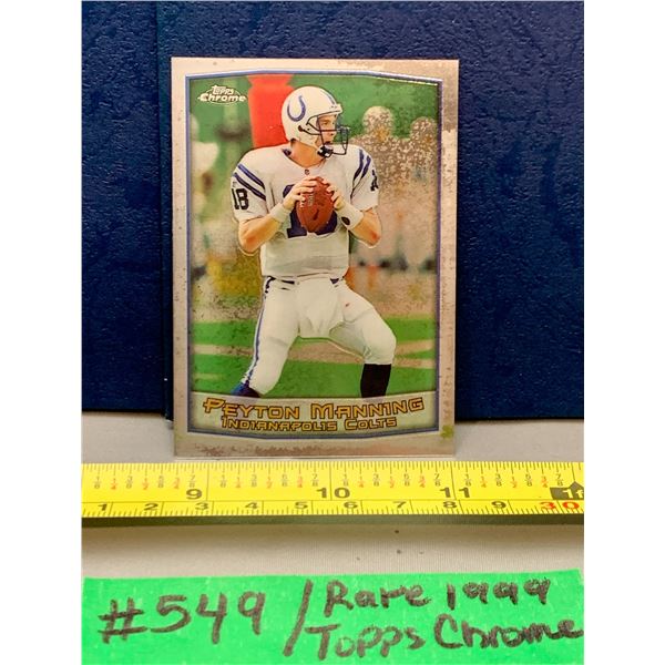 NFL Football Cards - Peyton Manning Colts Rare Topps Chrome