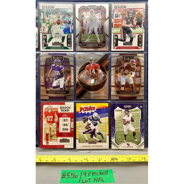 NFL Football Cards - 9 x Mixed Lot 2021 Panini!