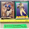 Image 1 : NFL Football Cards - 2 x Legend LAWRENCE TAYLOR!  HTF Cards!