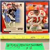 Image 1 : NFL Football Cards - 2 x Legend Deion Sanders! HTF Cards!