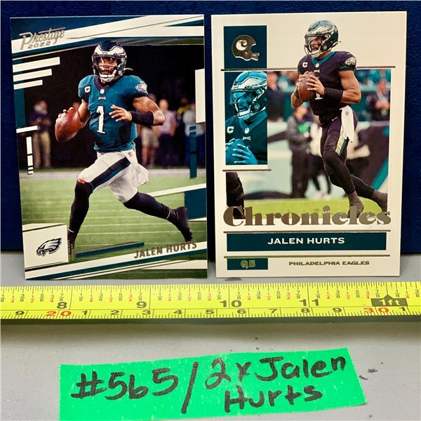 NFL Football Cards - 1997 Super Bowl Card Show Cards: Marshall Faulk & Terrell Davis Both Rare Horiz