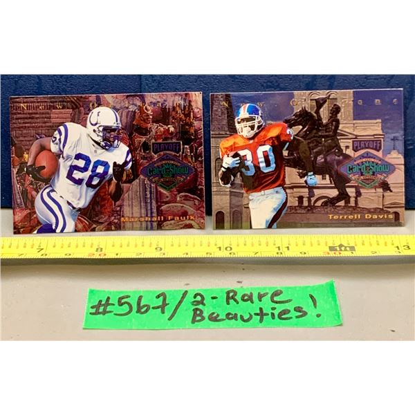 NFL Football Cards - 3 x Legend QB's: Steve Youg; Jim Everett; Joe Montana