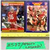 Image 1 : NFL Football Cards - 2 x San Fran 49er's Legends:  Montana Player of the Year & Jerry Rice