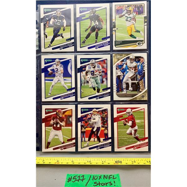 NFL Football Cards - 10 x NFL Stars Lot!