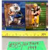 Image 2 : NFL Football Cards - 4 x 1999 Best Performers Chromes: James; Barry Sanders; Brett Favre; Terrell Da