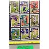 Image 1 : NFL Football Cards - 9 x NFL Stars in Sleeve