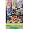 Image 1 : NFL Football Cards - 9 x NFL Stars in Sleeve