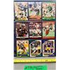 Image 1 : NFL Football Cards - 9 x NFL Stars in Sleeve