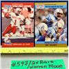 Image 1 : NFL Football Cards - 2 x Rare Warren Moon Cards / Man of the Year Card