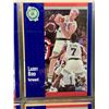 Image 12 : NBA Basketball - Binder filled with 225 x 1991 Fleer BB Cards Including 2 x Michael Jordan & Other S