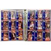 Image 5 : NBA Basketball - Binder filled with 225 x 1991 Fleer BB Cards Including 2 x Michael Jordan & Other S