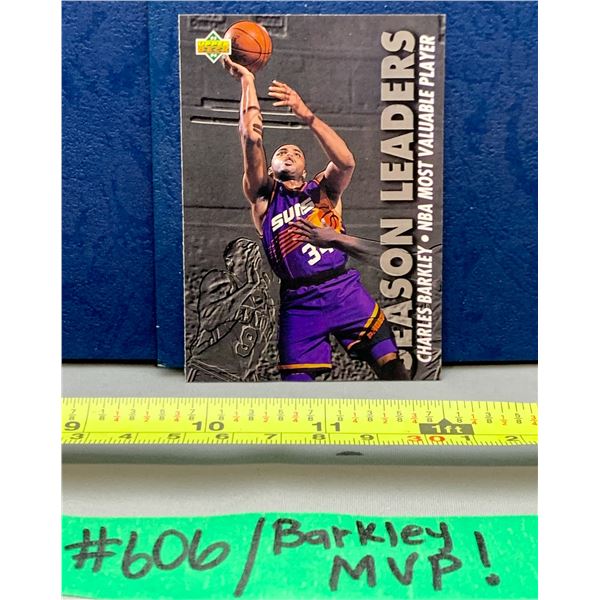 NBA Basketball - Charles Barkley SEASON LEADERS MVP 1993 RARE Card