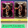 Image 1 : NBA Basketball - Panini Prizm RC 2023 x 2 Jalen Wilson Pink Ice & Chrome