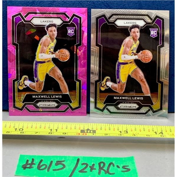 NBA Basketball - Panini Prizm RC 2023 Maxwell Lewis Pink Ice & Chrome