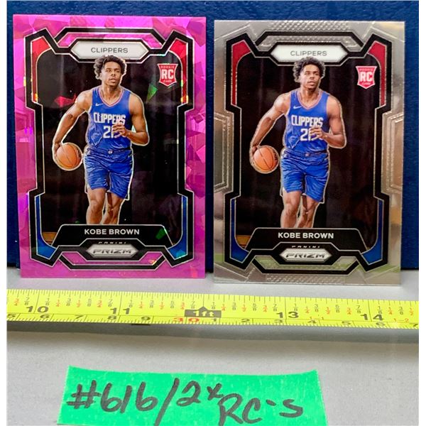 NBA Basketball - Panini Prizm RC 2023 Kobe Brown Pink Ice & Chrome