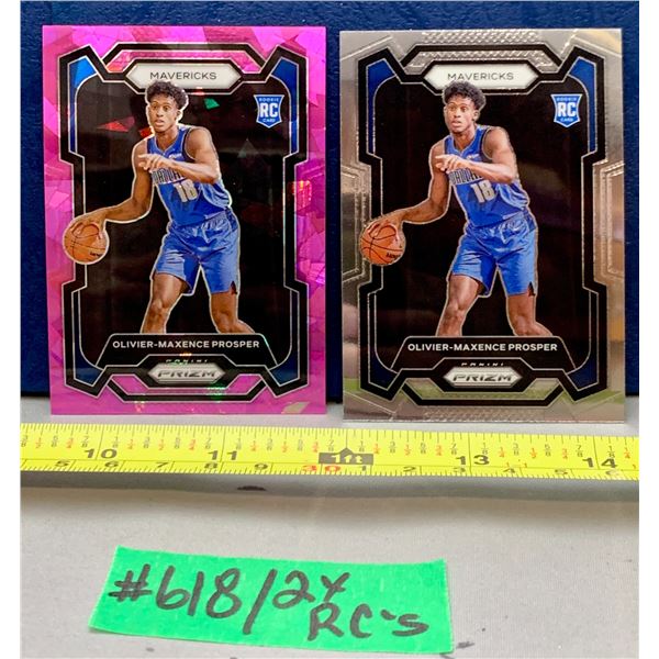 NBA Basketball - Panini Prizm RC 2023 Olivier-Maxence Prosper Pink Ice & Chrome