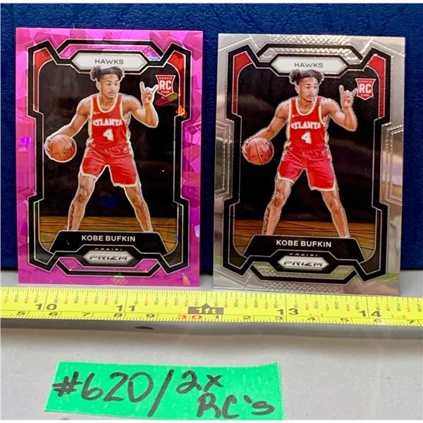 NBA Basketball - Panini Prizm RC 2023 Kobe Bufkin Pink Ice & Chrome