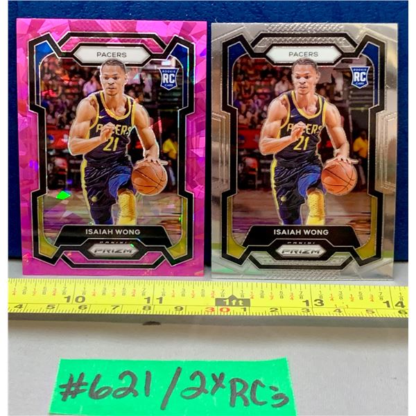NBA Basketball - Panini Prizm RC 2023 Isaih Wong Pink Ice & Chrome