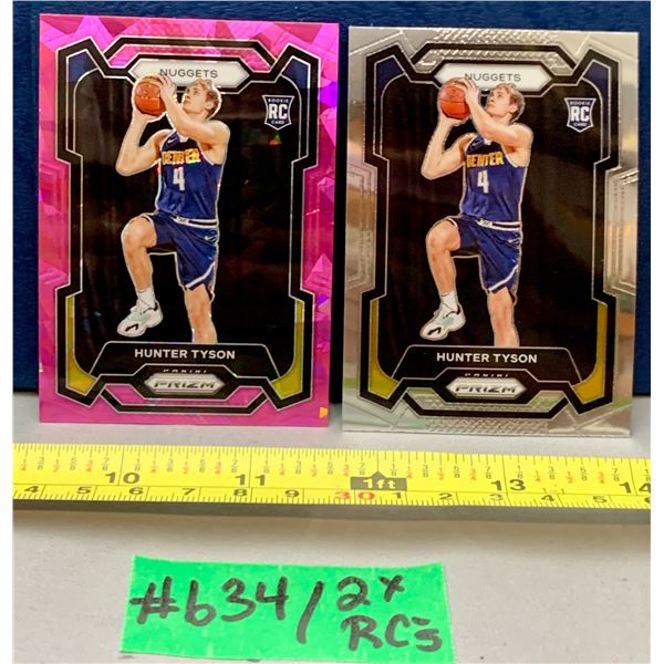 NBA Basketball - Panini Prizm RC 2023 Hunter Tyson Pink Ice & Chrome