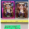 Image 1 : NBA Basketball - Panini Prizm RC 2023 Filip Petrusev Pink Ice & Chrome