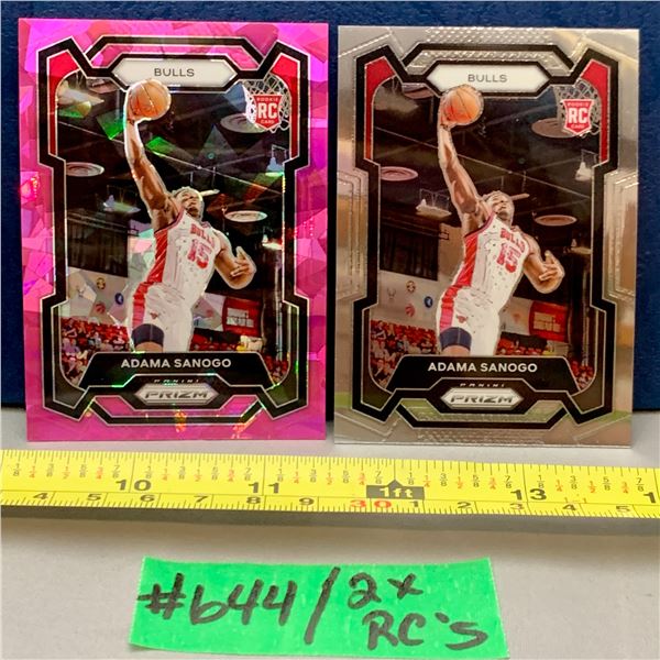 NBA Basketball - Panini Prizm RC 2023 Adama Sanogo Pink Ice & Chrome