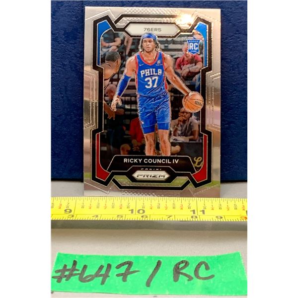 NBA Basketball - Panini Prizm RC 2023 Ricky Council IV Chrome