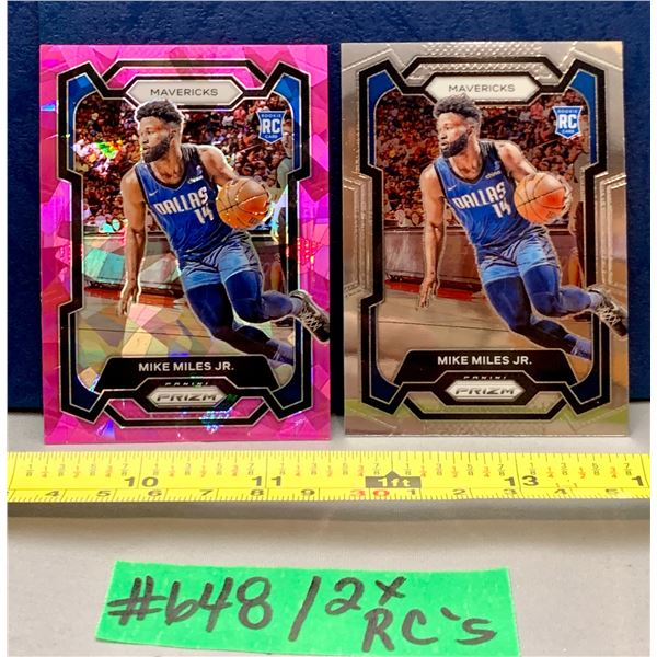 NBA Basketball - Panini Prizm RC 2023 Mike Miles Jr Pink Ice & Chrome