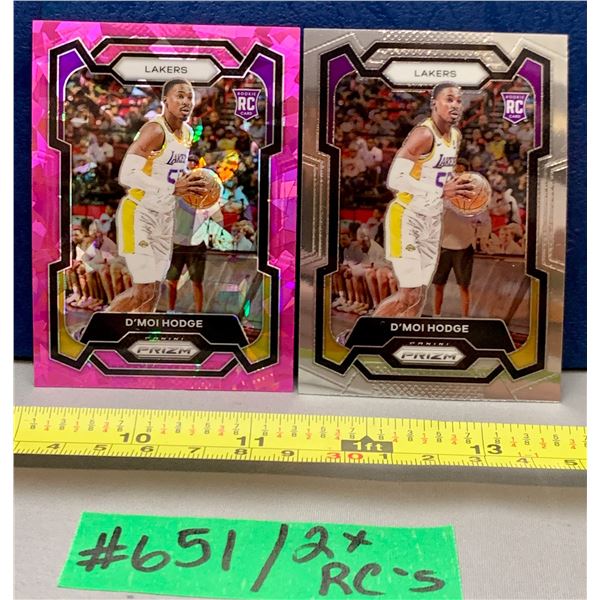 NBA Basketball - Panini Prizm RC 2023 D'Moi Hodge Pink Ice & Chrome