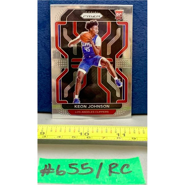 NBA Basketball - Panini Prizm RC Keon Johnson Chrome