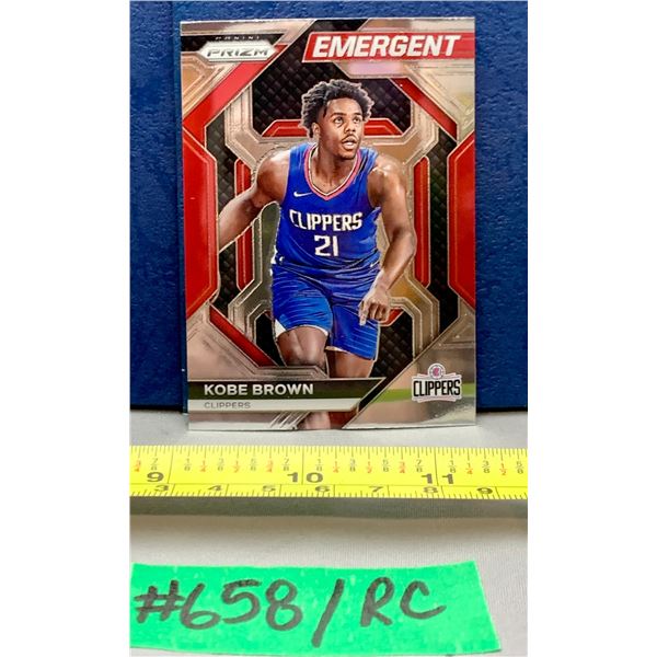 NBA Basketball - Panini Prizm RC 2023 Kobe Brown Emergent Chrome