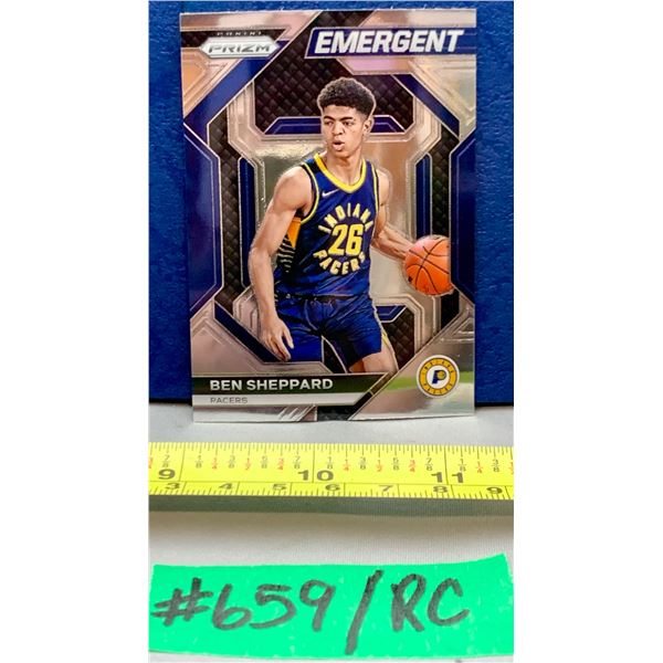 NBA Basketball - Panini Prizm RC 2023 Ben Sheppard Emergent Chrome