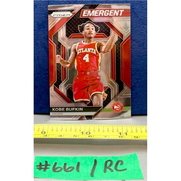 NBA Basketball - Panini Prizm RC 2023 Kobe Bufkin Emergent Chrome