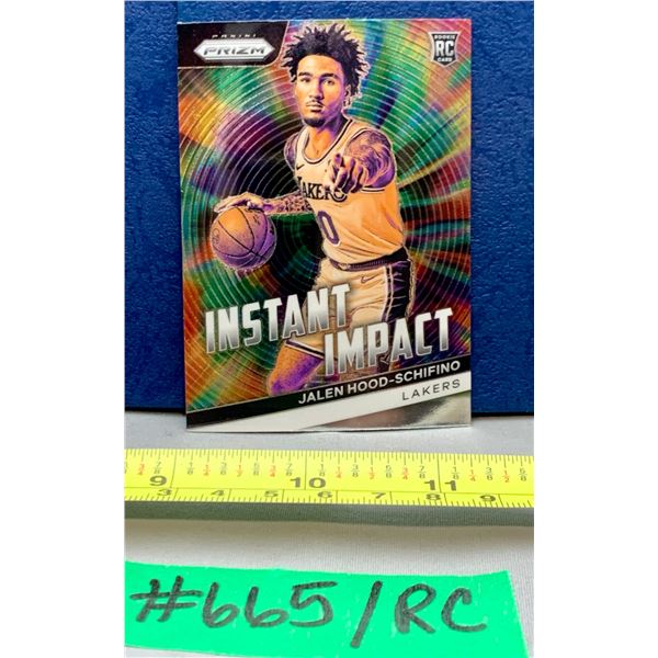 NBA Basketball - Panini Prizm RC 2023 Jalen Hood-Schifino Instant Impact Chrome