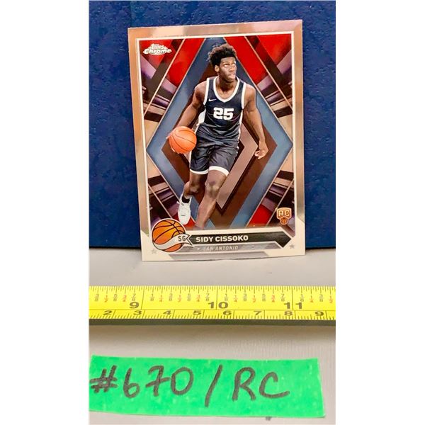NBA Basketball - Topps Chrome 2023 RC Sidy Cissoko