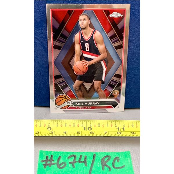 NBA Basketball - Topps Chrome 2023 RC Kris Murray