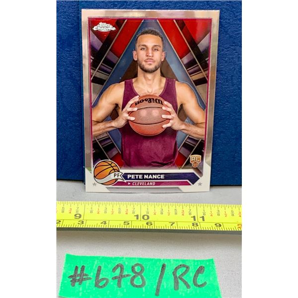 NBA Basketball - Topps Chrome 2023 RC Pete Nance