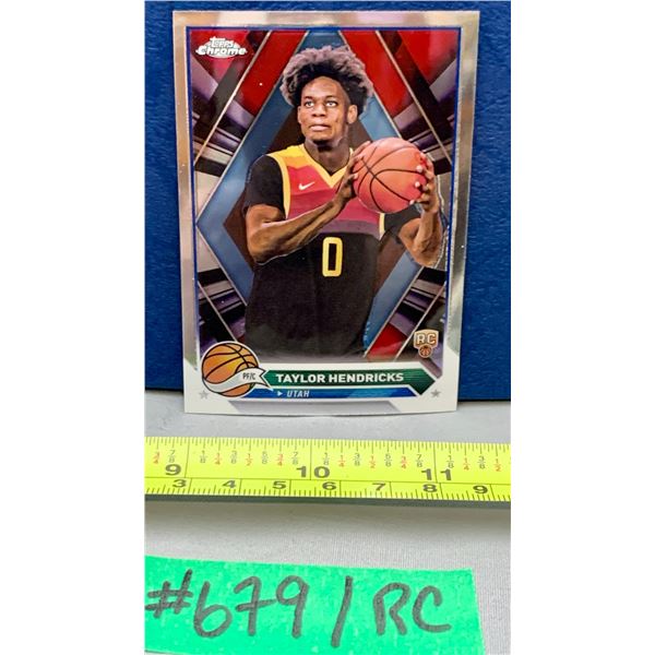 NBA Basketball - Topps Chrome 2023 RC Taylor Hendricks