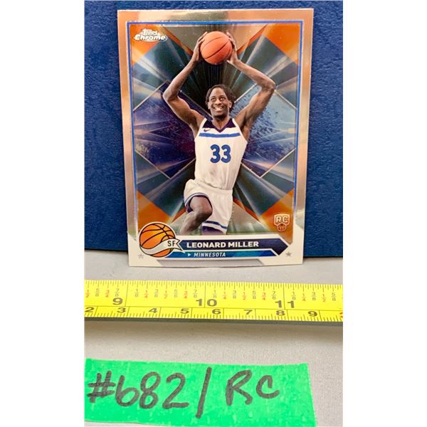 NBA Basketball - Topps Chrome 2023 RC Leonard Miller